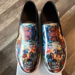 Robert Graham Happy Arts Slip-On Leather
Sneakers